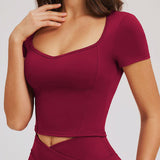 Second Skin Scoop-Neck Tee