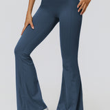 フレア＆ギャザーハイウエストパンツ