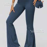 フレア＆ギャザーハイウエストパンツ