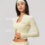Alpine Stripe Cropped Jacket