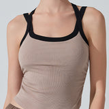 BareGlow Cross-Halter Bra Top