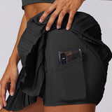 アシンメトリープリーツテニススカート