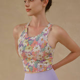 フローラルブリスクロップトップ