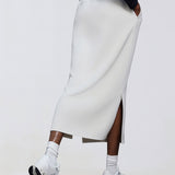 SculptEase Straight Midi Skirt