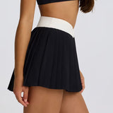 ボールドカラーブロックテニススカート