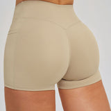 FlowLift Cross-Waist Flare Shorts