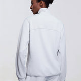 Waffle Stand-Neck Zip Jacket