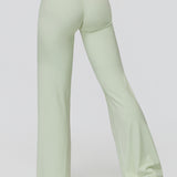 Pantaloni a zampa a coste a contrasto NakedFeel