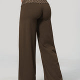 Cocoa Dot Foldover Pants