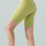 ライクラベアフィットハイウエストピーチバットバイクショーツ