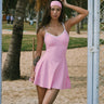 Color-Block Striped Tennis Dress