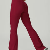 FlowLift Cross-Waist Flare Pants
