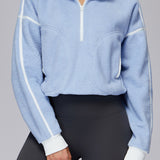 ハーフジップフリースジャケット