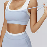 NakedFeel Dual-Layer Ribbed Bra