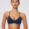 Contrast Sculpt Halter Bra