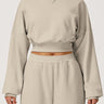 Chic Cocoa Crop Hoodie