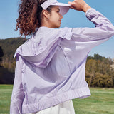 UVカットつば広通気性メッシュジャケット