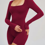 Second Skin Open-Back Bodysuit