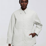 CozyLayer Collared Puffer Shirt