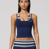 Varsity Layered Bra Tank