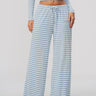 Alpine Stripe Wide-Leg Pant