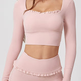 AirSculpt Square-Neck Long Sleeve