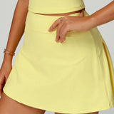 シックポケット付き A ラインミニスカート