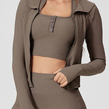 RibSculpt Zip Jacket