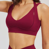 Sculpt Open-Back Yoga Bra