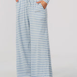 Alpine Stripe Wide-Leg Pant