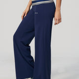 Varsity Stripe Wide-Leg Pant