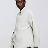 CozyLayer Collared Puffer Shirt