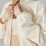 ハイネックフリースジャケット