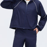 WindFlow Cropped Track Jacket