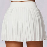 アシンメトリープリーツテニススカート