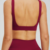 Sculpt Open-Back Yoga Bra