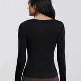 SoftModal Off-Shoulder Flow Top