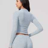 Alpine Stripe Cropped Jacket