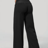 Cocoa Dot Foldover Pants