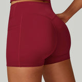 FlowLift Cross-Waist Flare Shorts