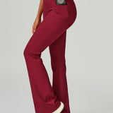 FlowLift Cross-Waist Flare Pants