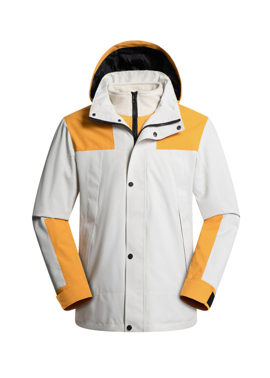 Lightweight Shell Jacket and Fleece Set-Multiple Color