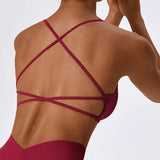Crossback Strappy Sports Bra