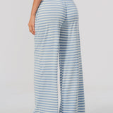 Alpine Stripe Wide-Leg Pant