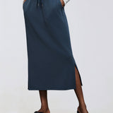 SculptEase Straight Midi Skirt