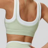 NakedFeel Dual-Layer Ribbed Bra