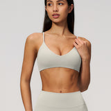 Cream Sculpt V Bra