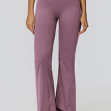 フレア＆ギャザーハイウエストパンツ