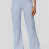 NakedFeel Contrast Ribbed Flare Pants