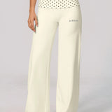 Cocoa Dot Foldover Pants